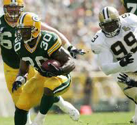 Packers RB Ahman Green